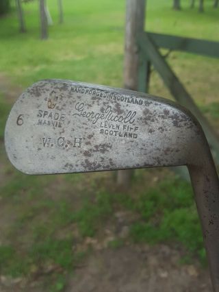 Antique Golf Club - George Nicoll Mashie Spade 6 - Iron