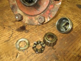Ford 8N 6 Bolt Front Hub With Cap & Bearings Antique Tractor 2