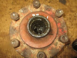 Ford 8N 6 Bolt Front Hub With Cap & Bearings Antique Tractor 3