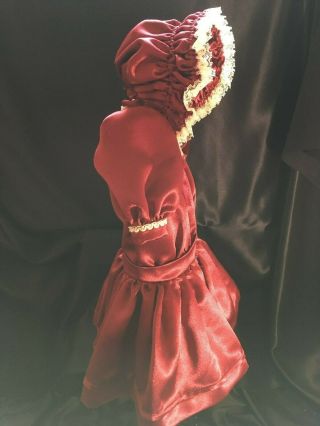 Vintage Silk Doll Dress w Matching Bonnet & Underclothing 3