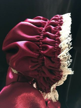 Vintage Silk Doll Dress w Matching Bonnet & Underclothing 4