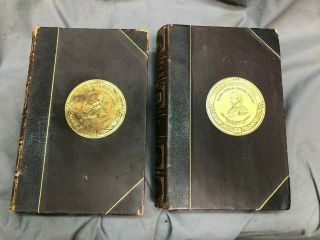 Antique Book Set - Personal Memoirs of U.  S.  Grant,  Vol I & II,  1885,  86,  VG Cond 2