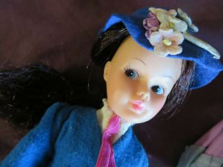 Vintage Classic 60 ' s Horsman Disney Mary Poppins w/clothes NR Tammy Barbie Clone 2