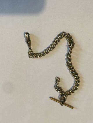 Vintage Brass Copper Pocket Watch Chain 22g 3