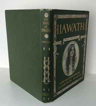 HIAWATHA Henry Wadsworth Longfellow Illustrated by Harrison Fisher 1906 Antique 2