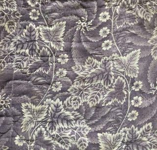 19th Century French Quilted Cotton Toile De Jouy C1840s 264