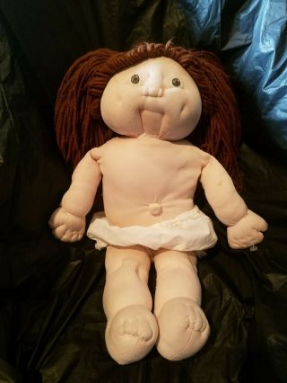 Vintage Cabbage Patch Kids Doll Baby Soft Sculpture No Signature No Tags