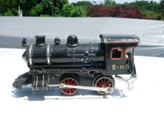 Antique Bing O Gauge German Wind Up Steam Locomotive