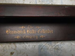 Antique Brunswick Balke Collender Company Pool Billiard Cue Stick Holder Rack 3