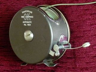 Vintage Shakespeare Ok Stripping No.  1824 Automatic Fly Reel