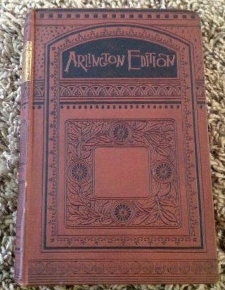 Antique 1882 Book Poems Of Edgar Allan Poe Arlington Edition Rare With Memoirs