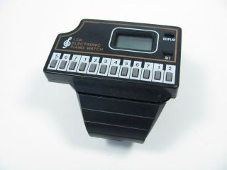 Vintage Lcd Electronic Piano Watch Novelty Collectible Mip