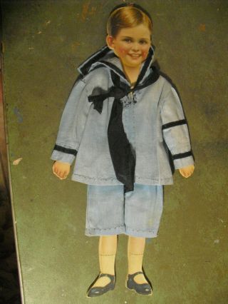 TALL JOINTED YOUNG BOY PAPER DOLL - VINTAGE 2