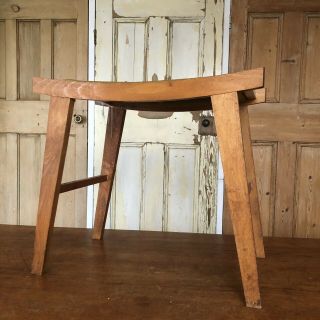 Mid Century Upholstered Stool Piano Stool Dressing Table Footstool