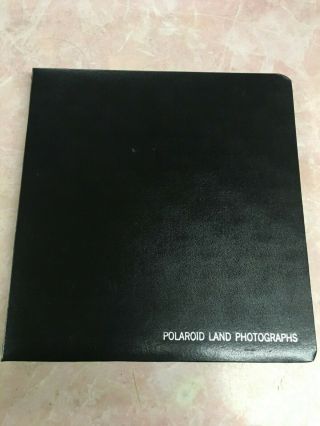 Vintage 1970’s Polaroid Instant Land Camera Photo Album