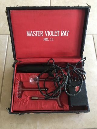 Master Violet Ray No.  11 Medical Electrotherapy Device,  Medical Quackery