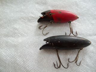 2 Vintage Wooden Fishing Lures
