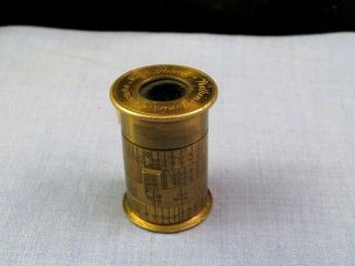 Watkins Junior Exposure Light Meter Antique Victorian Camera Brass Actinometer