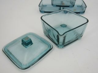 Dansk Designs Jens Quistgaard Glass Staved Teak & Marmalade Jars Made in Denmark 6