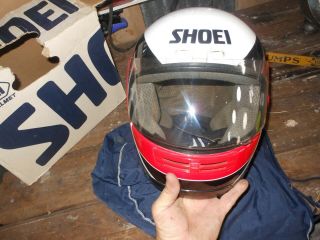 shoei crash helmet 55cm helmet 3