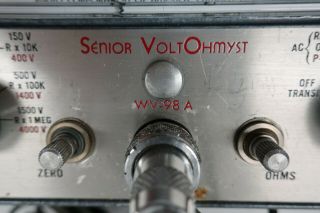 Rca WV - 98A Senior Volt Ohmyst Multi - meter 6