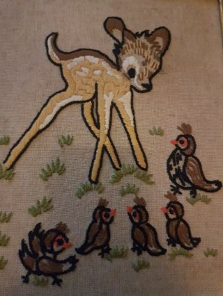 Vintage Hand Stitched Wall Hanging 2