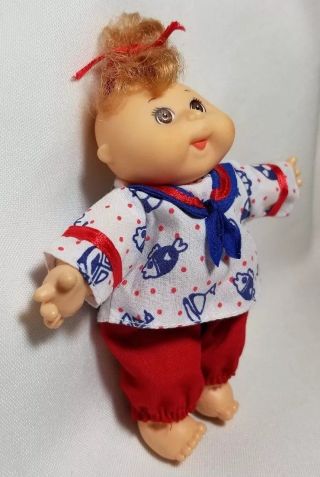 1995 RARE Cabbage Patch Kids Doll Baby Collectible Mini / Sailor Boat Fisherman 3