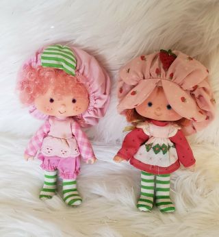 Strawberry Shortcake 1979 & Raspberry Tart Dolls Vintage