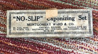Antique Veterinarian “no Slip” Caponizing Set For Nuturing