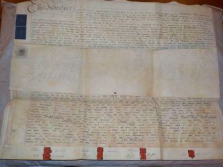 1804 3p Manuscript Vellum Indenture Conveyance Document St.  Martin,  Leicester 6