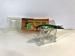 Vintage Bomber Fishing Lure Box With Paperwork M683 - Lqqk