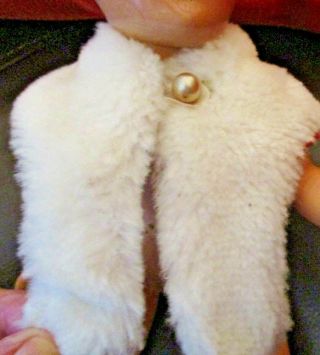 Vintage Doll Ginny Vogue Stole Wrap For 7 - 10 " Small Hard Plastic Doll W2