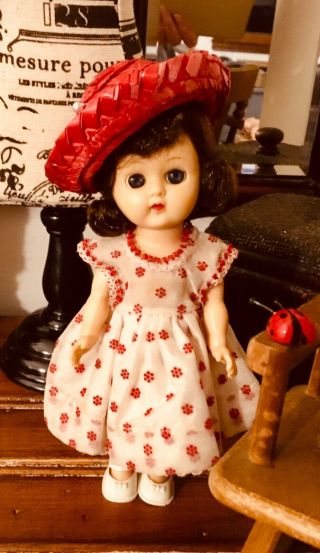 1950’s Vintage Cosmopolitan Ginger Doll In Tagged Outfit Mlslw