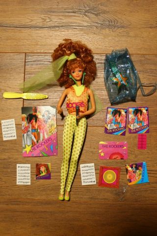Barbie And The Rockers Diva Midge Doll 3159 1986 Mattel Vintage Dancing Action