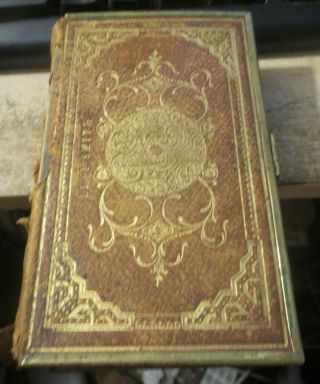Antique 1853 Oxford University Pocket Bible Old Testament