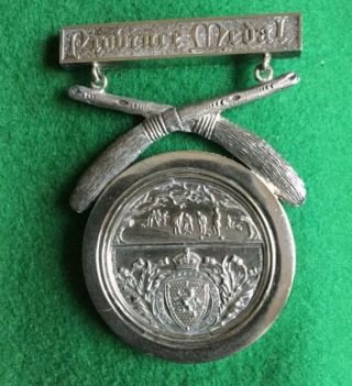 Antique Curling Medal Royal Caledonian Curling Club Province Medal C1890