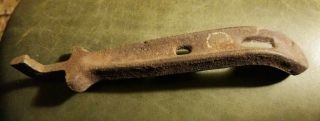 Antique/vintage Cast Iron Wood Stove Plate Lifting Handle 6.  5 "