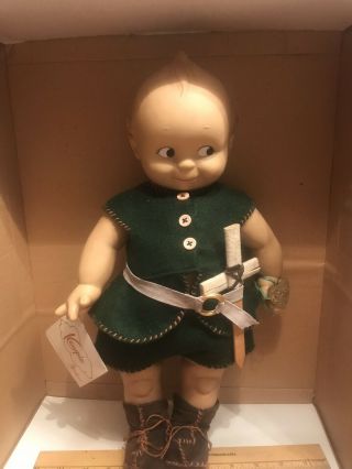 Vintage Effanbee Peter Pan KEWPIE Doll,  16” w/box And Tags,  2000 Hard To Find 2
