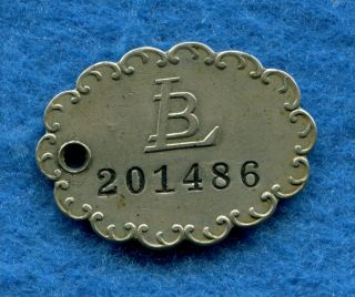 Antique Lit Brothers Charge Coin 201486 Philadelphia Dept Store Credit
