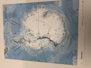 2007 Map Of Antarctica,  Pacific Ocean : Brazil Mexico Usa Old Maps