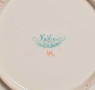 A WONDERFUL ANTIQUE HADLEY WORCESTER PORCELAIN CABINET PLATE,  HAND PAINTED 3
