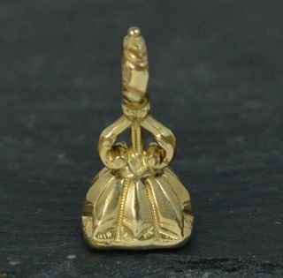 Georgian 15ct Gold ' Peace to my Friend ' Rock Crystal Intaglio Seal Pendant Fob 2
