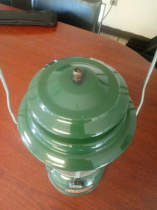 VINTAGE COLEMAN 220F DOUBLE MANTLE LANTERN DATED 8/69 August 1969 Red Letter 5