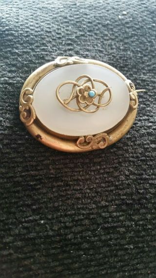Antique Victorian brooch pin 5