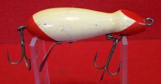 Bite - Em - Bate Red/white Water Mole Lure From 1920s Era