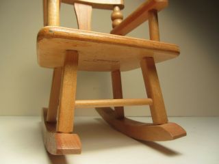 Rocking Chair - Teddy Bears Decal - Vintage STROMBECKER Doll Furniture 3