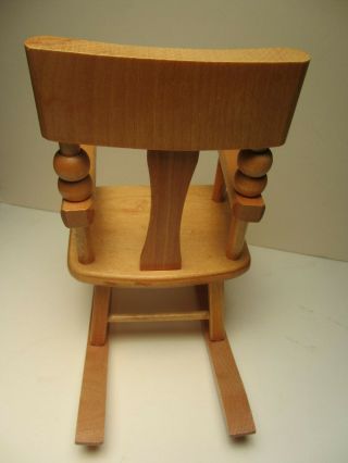 Rocking Chair - Teddy Bears Decal - Vintage STROMBECKER Doll Furniture 4