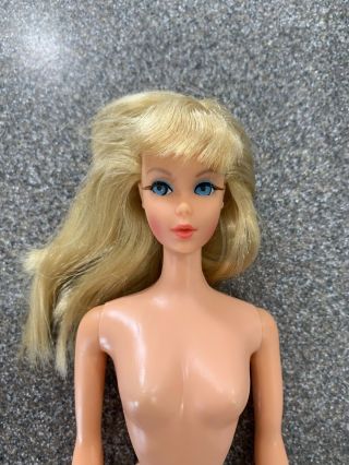 Vintage 1960s Barbie Twist N Turn Blond In Great Shape