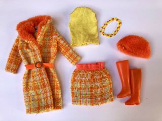 1969 Mattel Barbie 1881 Made For Each Other Fashion Complete Outfit Japan Vtg