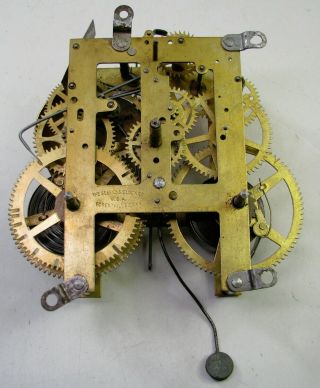 Antique Sessions Mantel Clock Movement Parts Repair